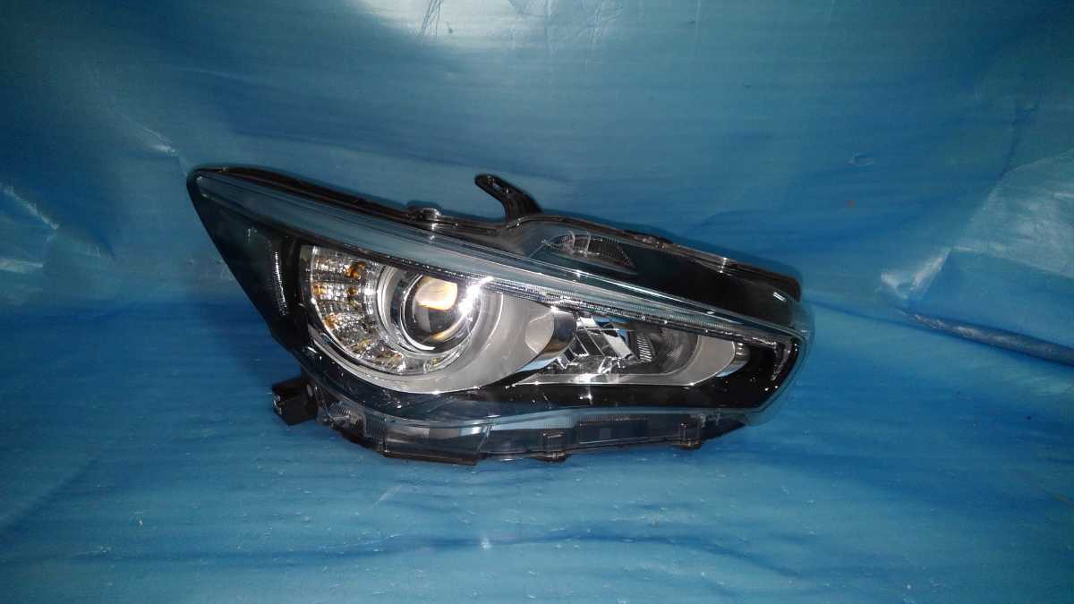 スカイライン V37 前期 右ライト LED ジャンク品 点灯OK 日産 純正 V37 