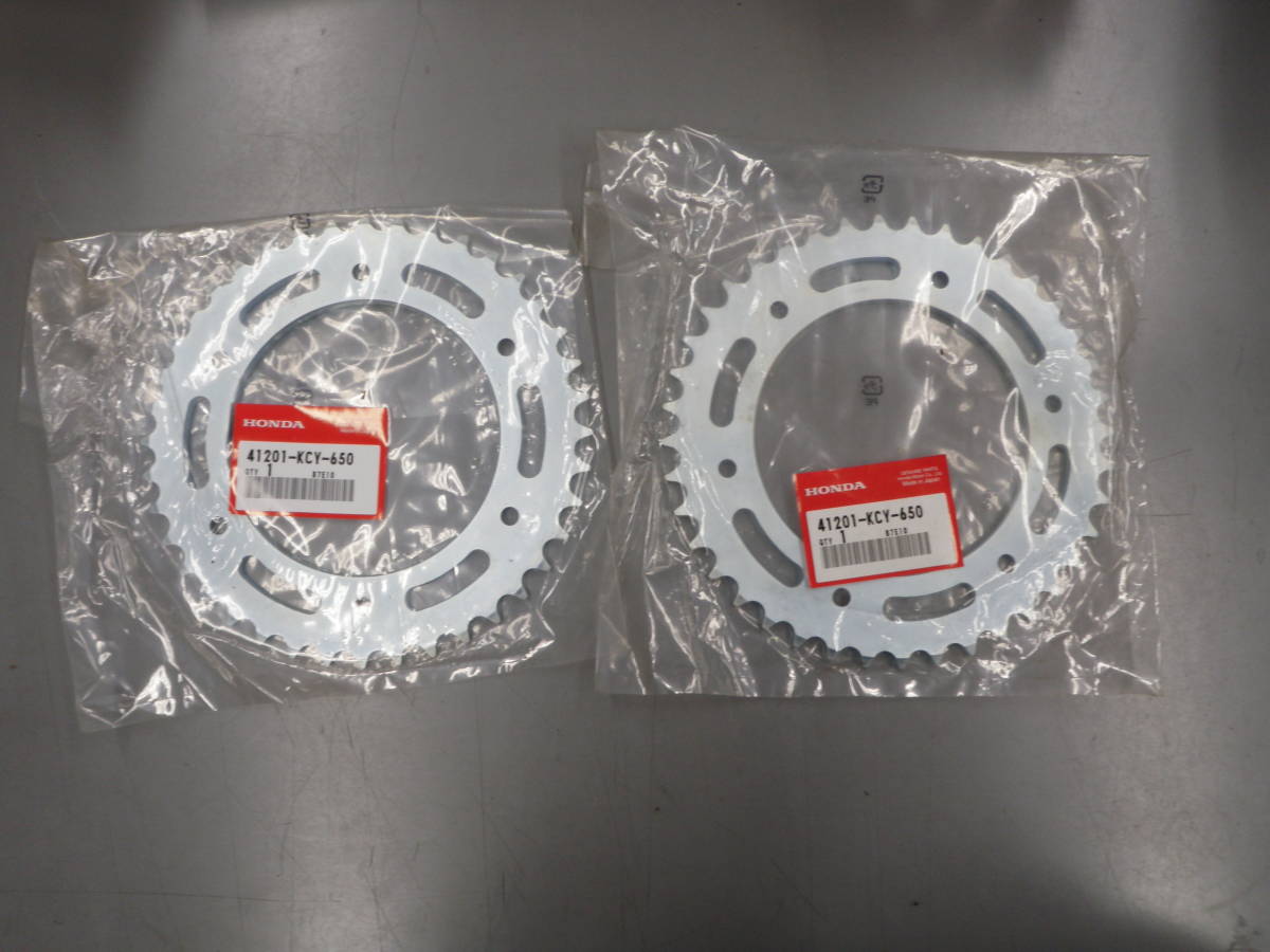 スタンピンアップ　バンドル XR250 BAJA バハ SL230 XR400R リアスプロケット 2枚 41201-KCY
