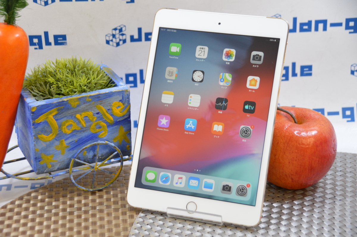美品 docomo 利用制限○ Apple iPad mini 3 16GB MGYR2J/A 格安1円スタート！□コンパクトなタブレット！！ J349137 P_1