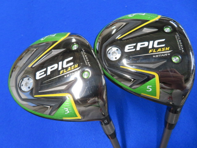  キャロウェイ EPIC エピックフラッシュスター ＦＷ ２本セット ３Ｗ＆５Ｗ Ｒ スピーダーエボリューションforCW ＨＣあり(キャロウェイ)｜売買されたオークション情報、yahooの商品情報をアー 男性右きき用