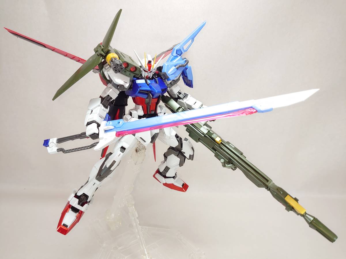 素組 MG パーフェクトストライクガンダム スペシャルコーティング 完成