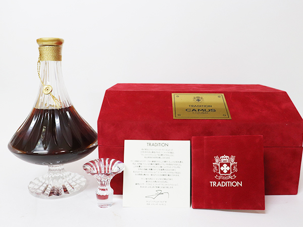 2026，人気 完備品 カミュ トラディション バカラボトル 箱 替栓 冊子付 CAMUS TRADITION 内容量:700ml(カミュ)｜売買されたオークション情報、yahooの商品情報をアーカイブ公開 - オークファン コニャック
