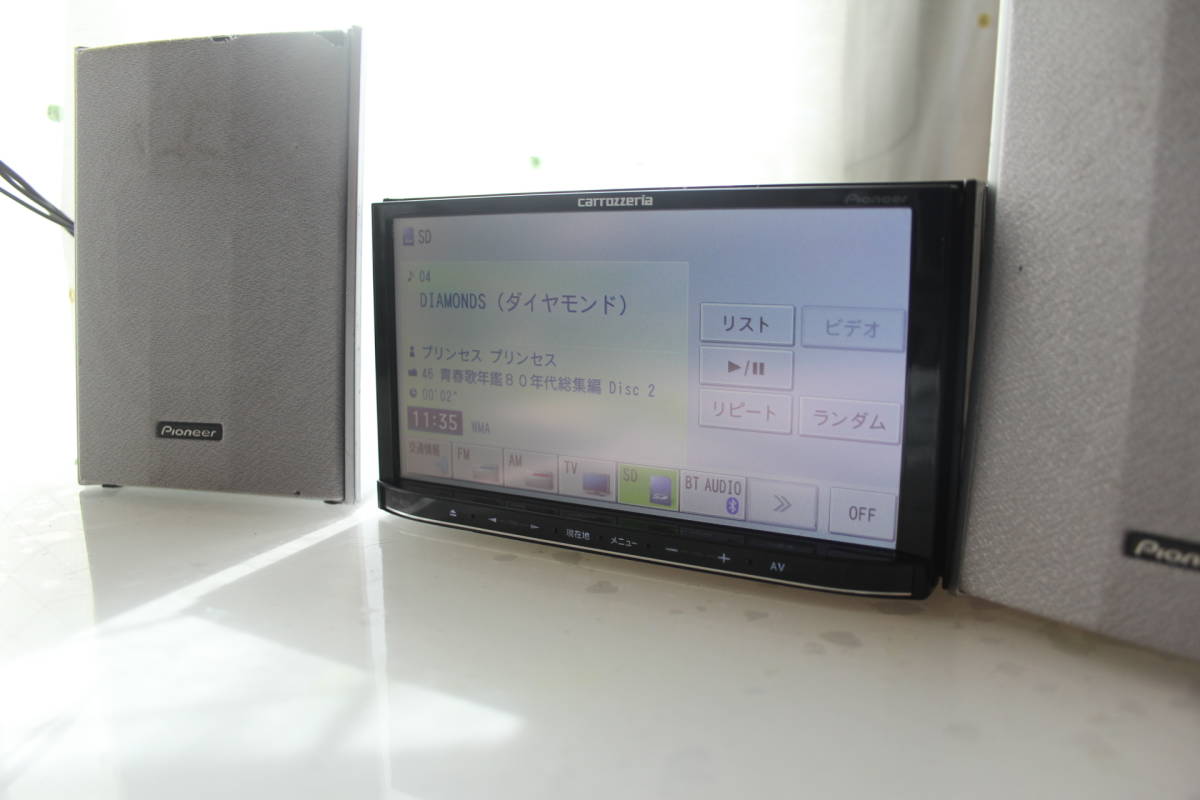 即日発送 2013年-1 動作品 MRZ99 新品フィルム付 フルセグ 地デジ DVD Bluetooth カロッツェリア