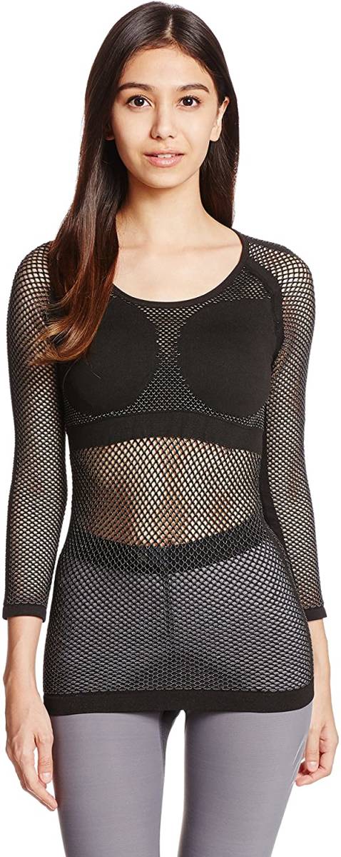 【大得価，送料無料】 ミレー レディースドライナミックメッシュ3/4スリーブ DRYNAMIC MESH Ｍ ブラック DC-20(女性用)｜売買されたオークション情報、yahooの商品情報をアーカイブ公開 - オークファン 女性用
