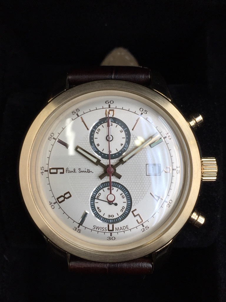 3255）ポールスミス Paul Smith ケンブリッジクロノグラフ YA90