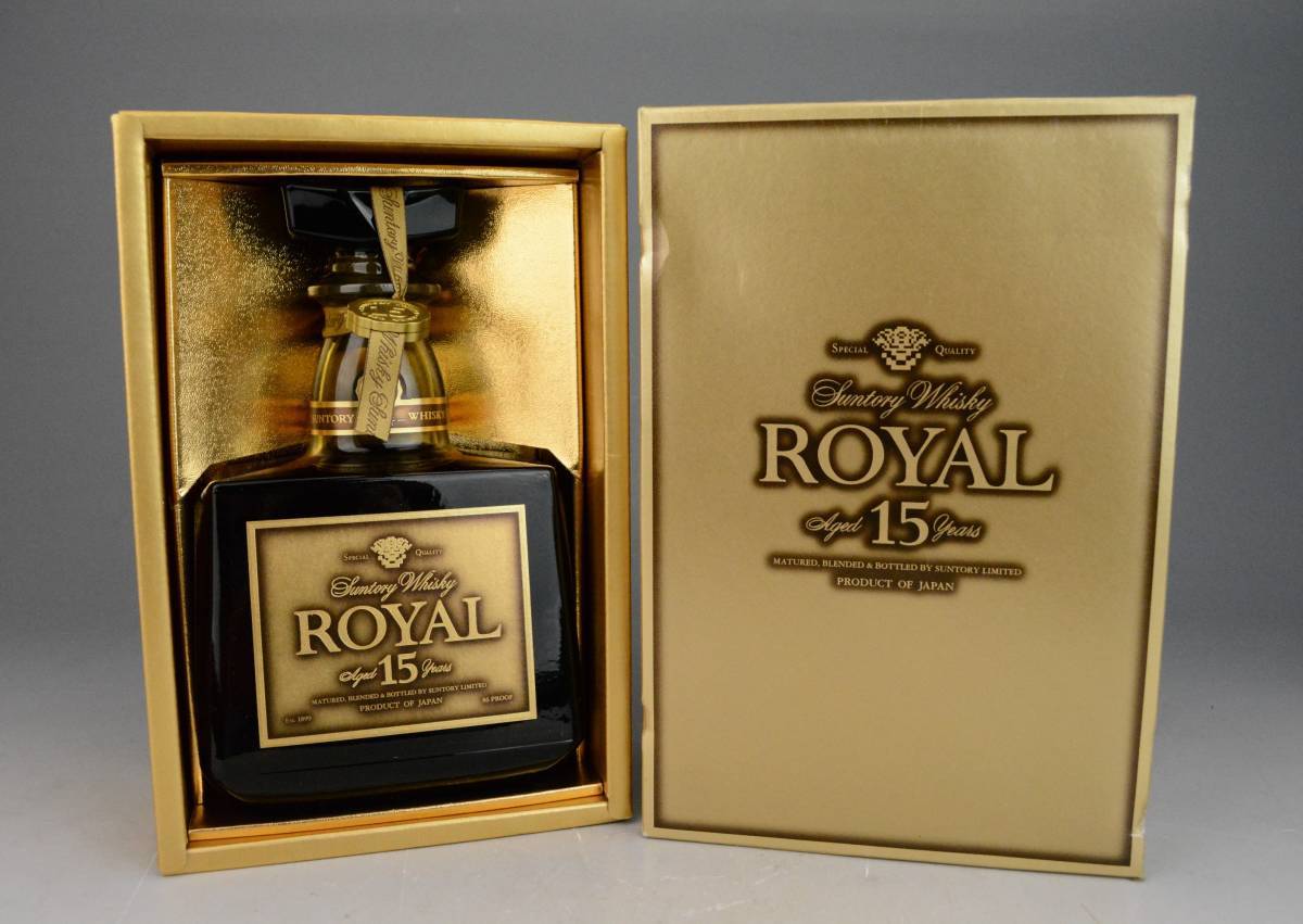 安い，100%新品 鳳 SUNTORY サントリー ローヤル 15年 ゴールドラベル 750ml(ウイスキー)｜売買されたオークション情報、yahooの商品情報をアーカイブ公開 - オークファン その他