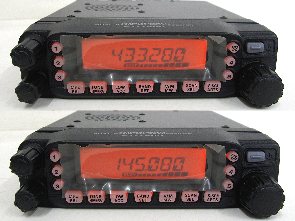 中古美品】YAESU 144/430MHz 20W機 FT-7800 【公式通販】