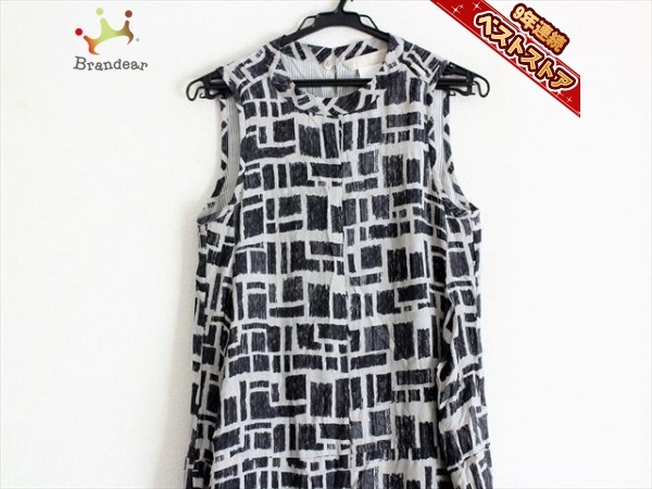 限定SALE，HOT マックスマーラ S Max Mara サイズ36 S - ダークグレー&times;ライトグレー レディース クルーネック/ノースリーブ/ひざ丈 ワンピース(ワンピース)｜売買されたオークション情報、yahooの商品情報 ワンピース