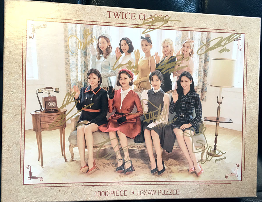 TWICE☆全員直筆サイン入り☆ファンミーティング パズル 1000ピース
