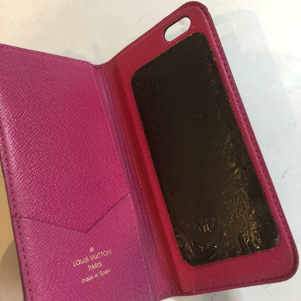 LOUIS ルイヴィトン ケース iPhone7 ピンク⁄桃色系）のフリマ