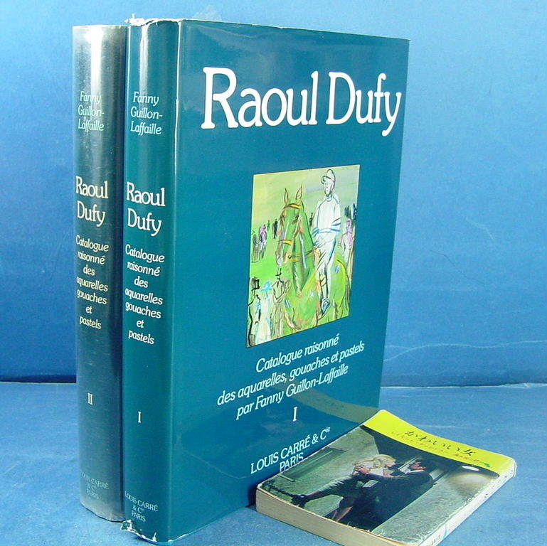 「デュフィ カタログレゾネ 2分冊 水彩，ガッシュ，パステル 1981-」 Laffaille Raoul Dufy catalogue raisonne aquarelles gouaches pastels