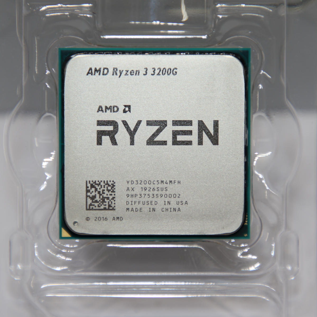 AMD 0 3200G with Radeon Vega | 1 Ryzen - CPUクーラー付 箱 graphics 