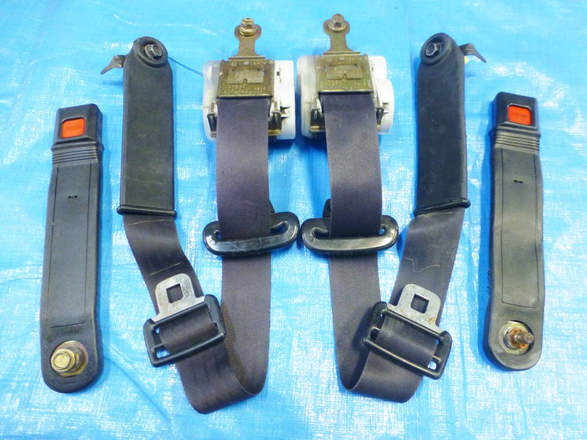 AE86後期・フロント シートベルト 左右セット・レビン/トレノ・中古品 