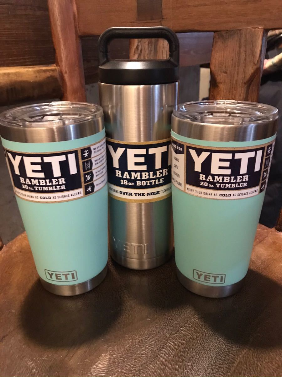 豊富な，格安 訳あり ライトグリーン 3個組 YETI イエティ Rambler 20-oz. タンブラー RAMBLER Bottle 18oz クーラーボトル 水筒(カップ)｜売買されたオークション情報、yahooの商品情報をアーカイブ公開 - オークファ カップ