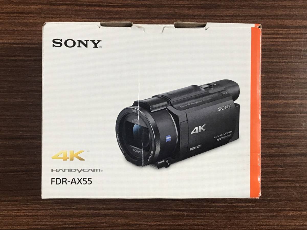 美品 SONY ソニー 4K FDR-AX55 ハンディカム バッテリー3個付き 美品 SONY ソニー 4K FDR-AX55 ハンディカム バッテリー3個付き