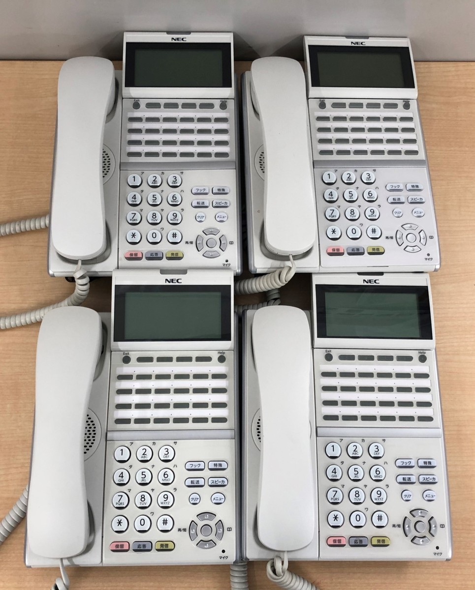 【得価，正規品】 116 NEC DT400 Series 多機能電話機 DTZ-24D-2D WH TEL ビジネスフォン 4台セット ⑥(NEC)｜売買されたオークション情報、yahooの商品情報をアーカイブ公開 - オークファン NEC
