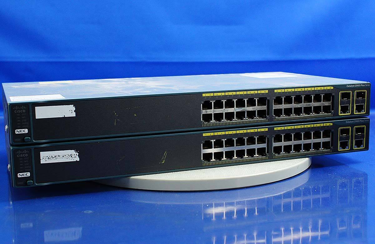 Cisco Catalyst 2960-L Series 2台セット 初期化済み 2台セット 初期化済 Cisco Catalyst 2960 Plus Series WS-C2960+24TC-L