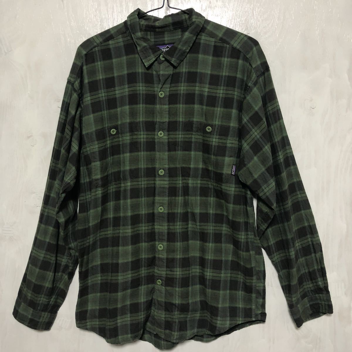 正規品，本物保証 パタゴニア patagonia オーガニックコットン 長袖シャツ サイズ M アウトドア(長袖シャツ)｜売買されたオークション情報、yahooの商品情報をアーカイブ公開 - オークファン 男性用