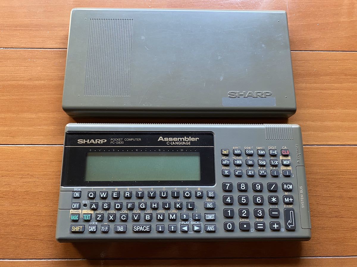 ☆動作確認済み☆SHARP ポケットコンピュータ PC-G830 コンピュータ