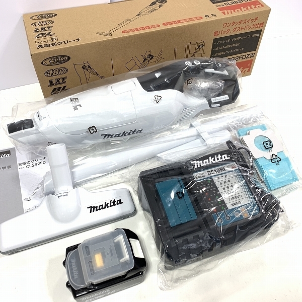 マキタ 充電式クリーナ（白） 18V マキタ(Makita) 掃除機 CL286FDZWの 