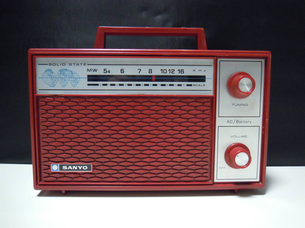 即決☆昭和レトロ SANYO サンヨー☆FM AM トランジスターラジオ