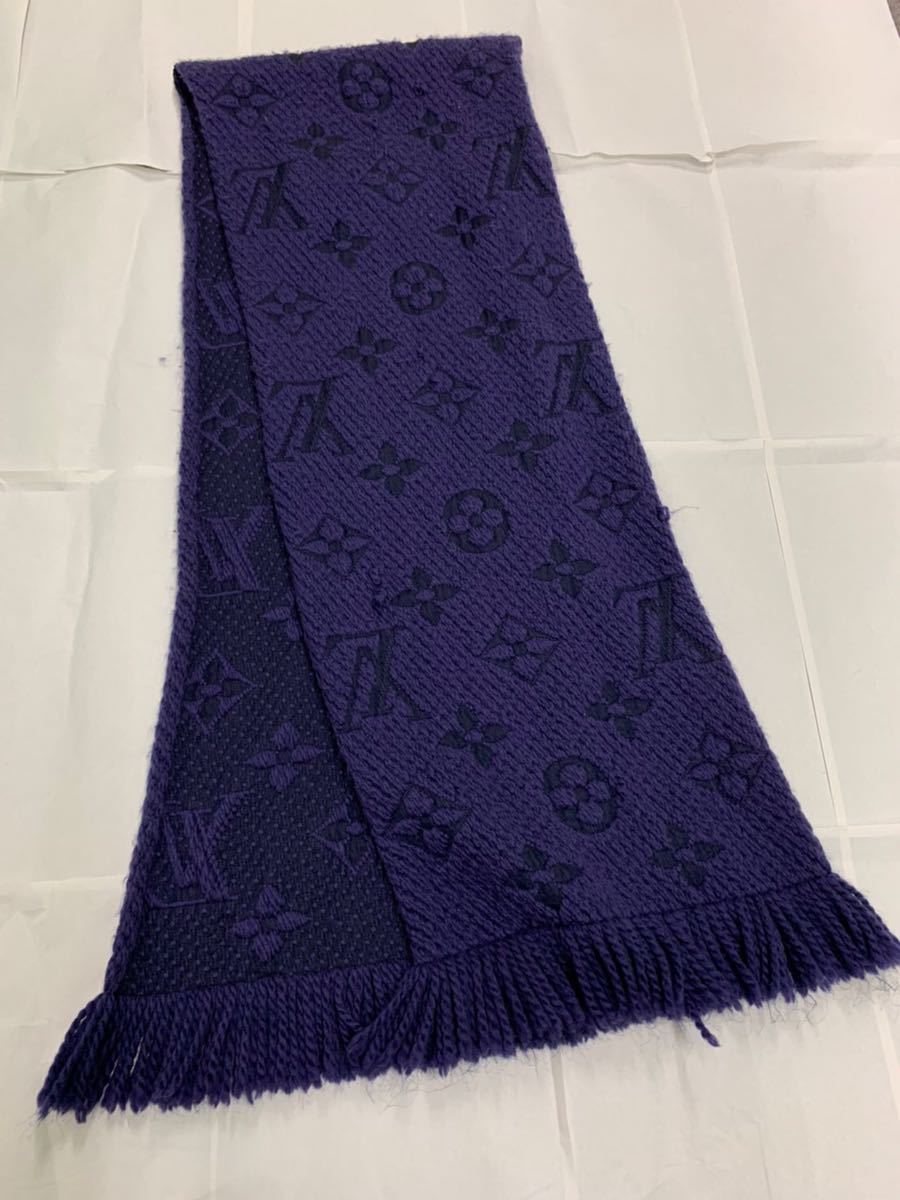 LOUIS VUITTON◇ルイヴィトン マフラー モノグラム パープル系 紫