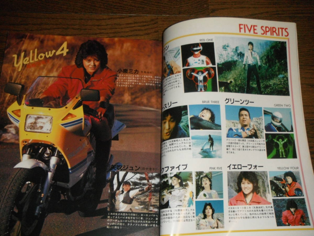 科学戦隊ダイナマン 超電子バイオマン 朝日ソノラマ 矢島由紀 牧野