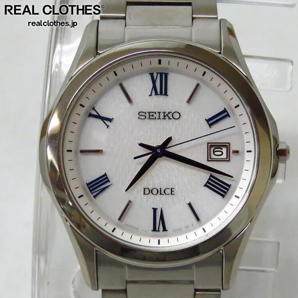 SEIKO/セイコー DOLCE/ドルチェ ソーラークォーツ 腕時計 V147-0BF0 /000