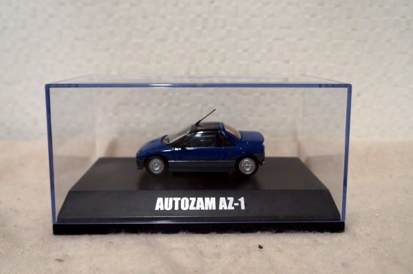 希少品！MAZDA AZ-1 ❗️1/43メイクアップ社製 マツダ 1⁄43 AZ-1 オートザム ミニカー EBBRO ブルー 赤 メイクアップ