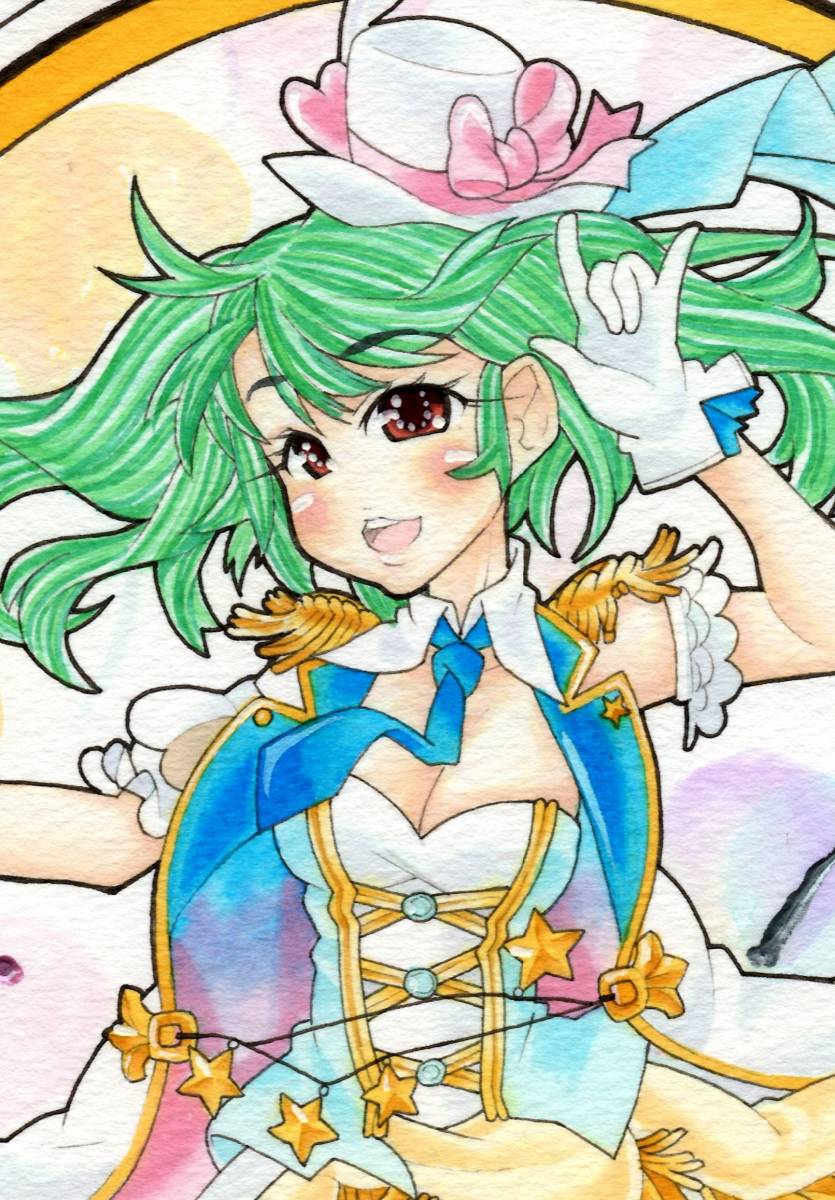 同人 手描きイラスト マクロスｆ ランカ 虹色クマクマ 巨乳 可愛い 美少女 手描きイラスト 売買されたオークション情報 Yahooの商品情報をアーカイブ公開 オークファン Aucfan Com