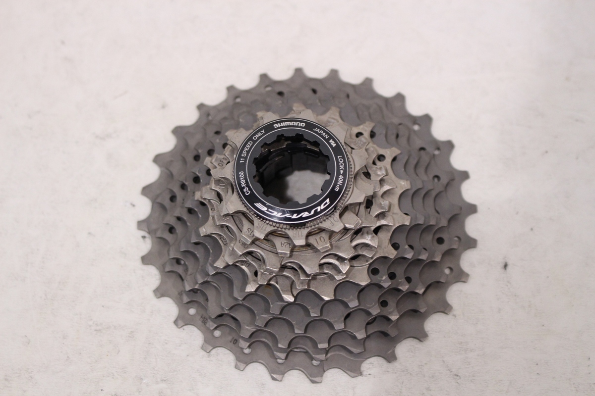  SHIMANO シマノ CS-R9100 DURA-ACE 11S 11-28T カセットスプロケット(スプロケット)｜売買されたオークション情報、yahooの商品情報をアーカイブ公開 - オークファン スプロケット