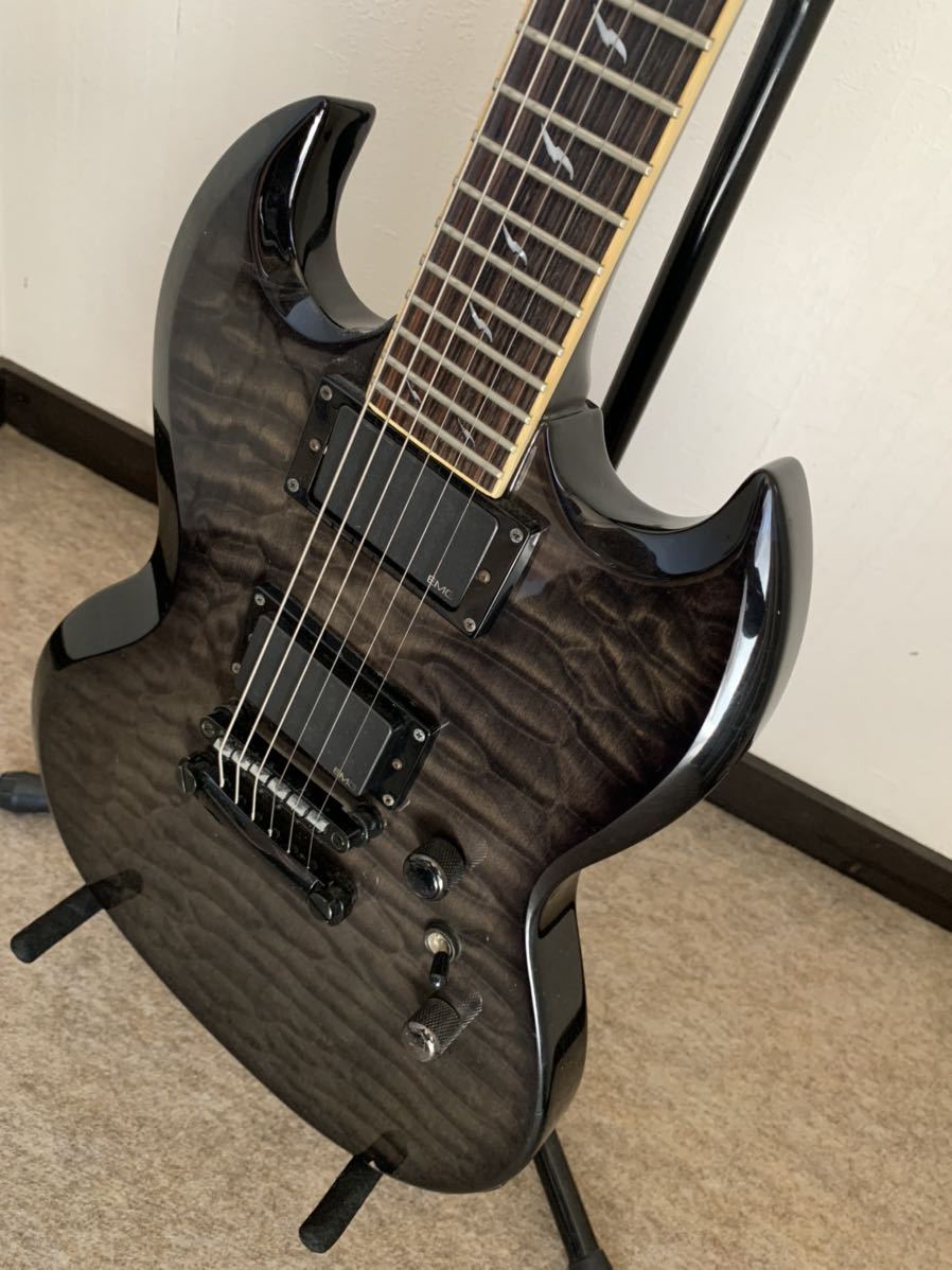 Epiphone エレキギター SG custom prophecy EMG 24フレット キズあり