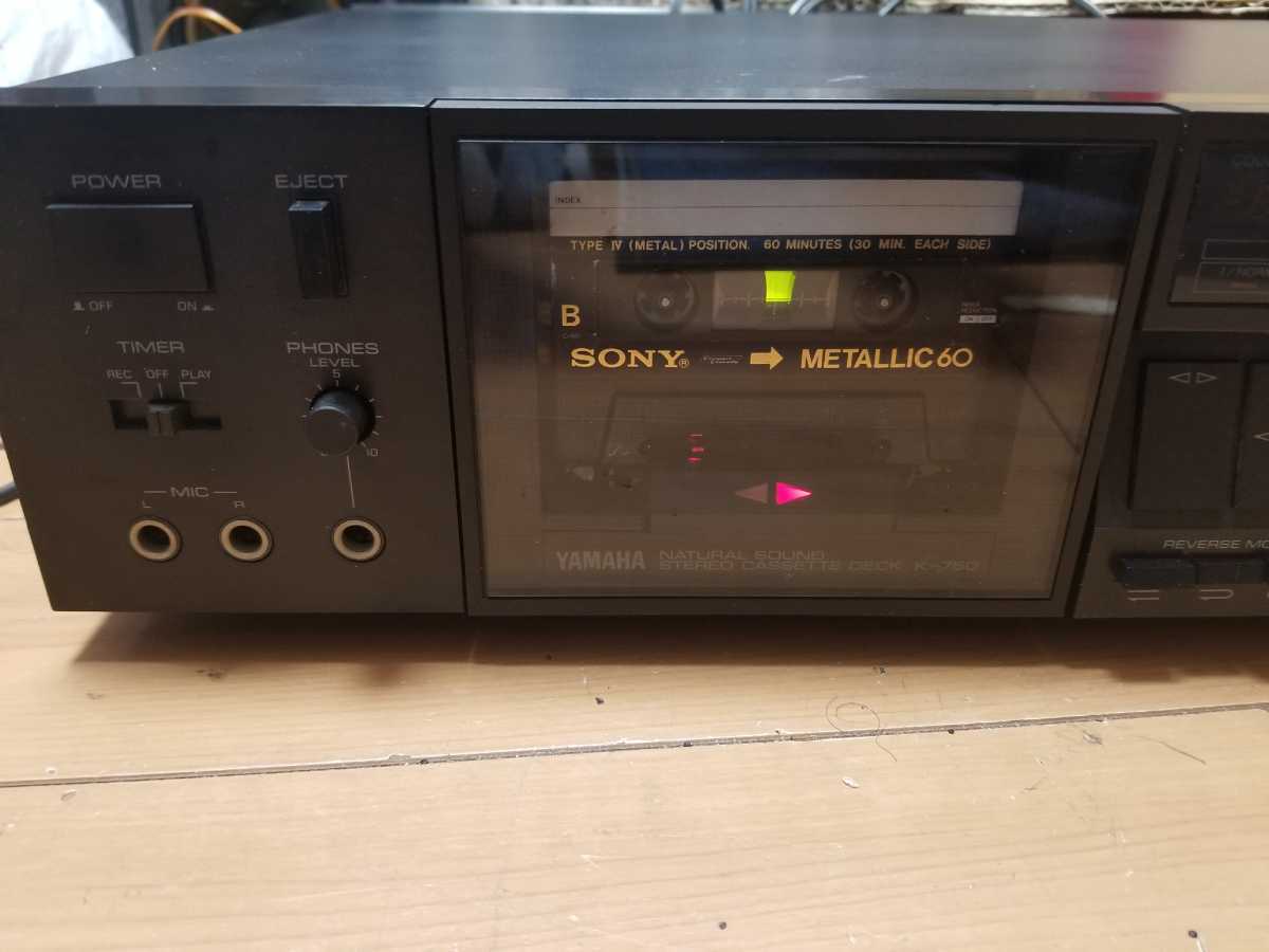 YAMAHA K-750 カセットデッキ 公式通販 - ヤマハ <ジャンク> ①