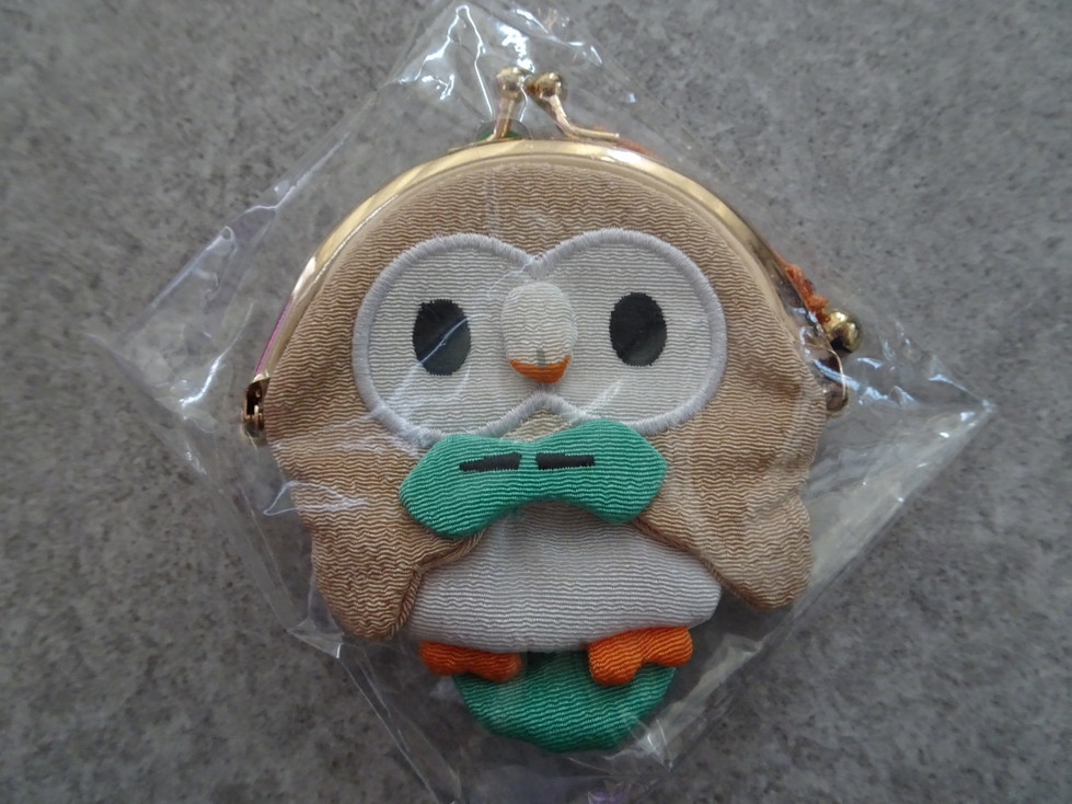 HOT ポケモンセンター みにがま口財布 和柄 もくろー モクロー