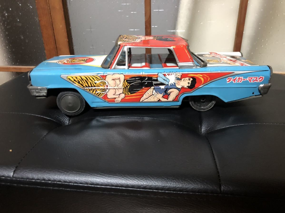 タイガーマスク ブリキ おもちゃ 車昭和レトロ 当時物 