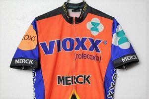 USA製 PHILLIPS BLUESHIRT ハーフジップ 半袖 サイクルジャージ (Ｍ) サイクルウェア オ