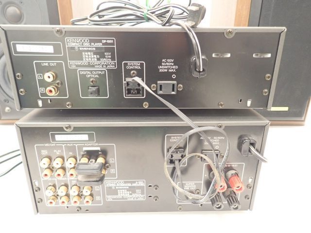 KENWOOD ケンウッド K's システムコンポ CORE 1001 A-1001 + LS-1001 +