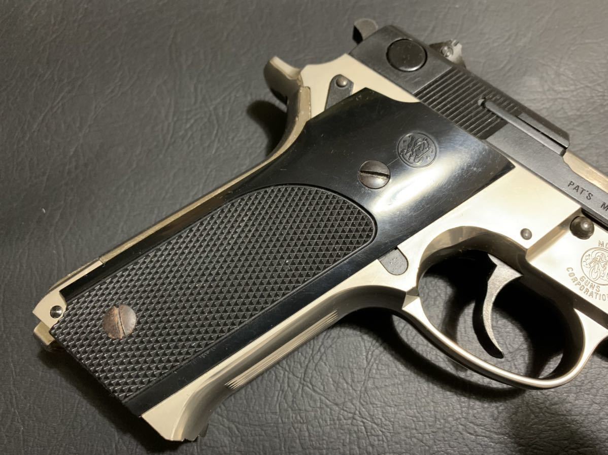 MGC S&amp;W m59 モデルガン シルバーモデル ABS マガジン 3本 ☆ 希少 レア MGC S&W M59 フレーム シルバーモデル カート付 カートリッジ ABS製 ブローバック BLK モデルガン DASA作動良好 SW59 ☆