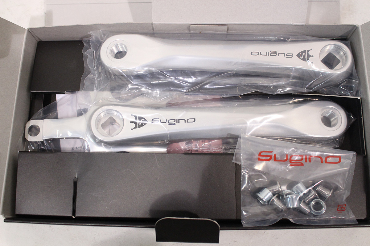 最安値，安い SUGINO スギノ MIGHTY COMP 175mm BCD:130mm シルバー W用 5ARM クランクアーム(セット)｜売買されたオークション情報、yahooの商品情報をアーカイブ公開 - オークファン セット