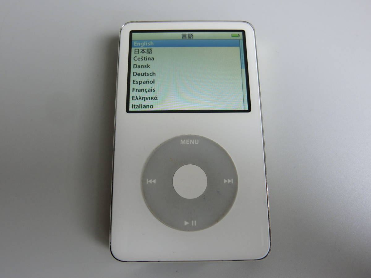 iPod classic 60gb A1136 第五世代 iPod 第5世代 60GB ホワイト 本体