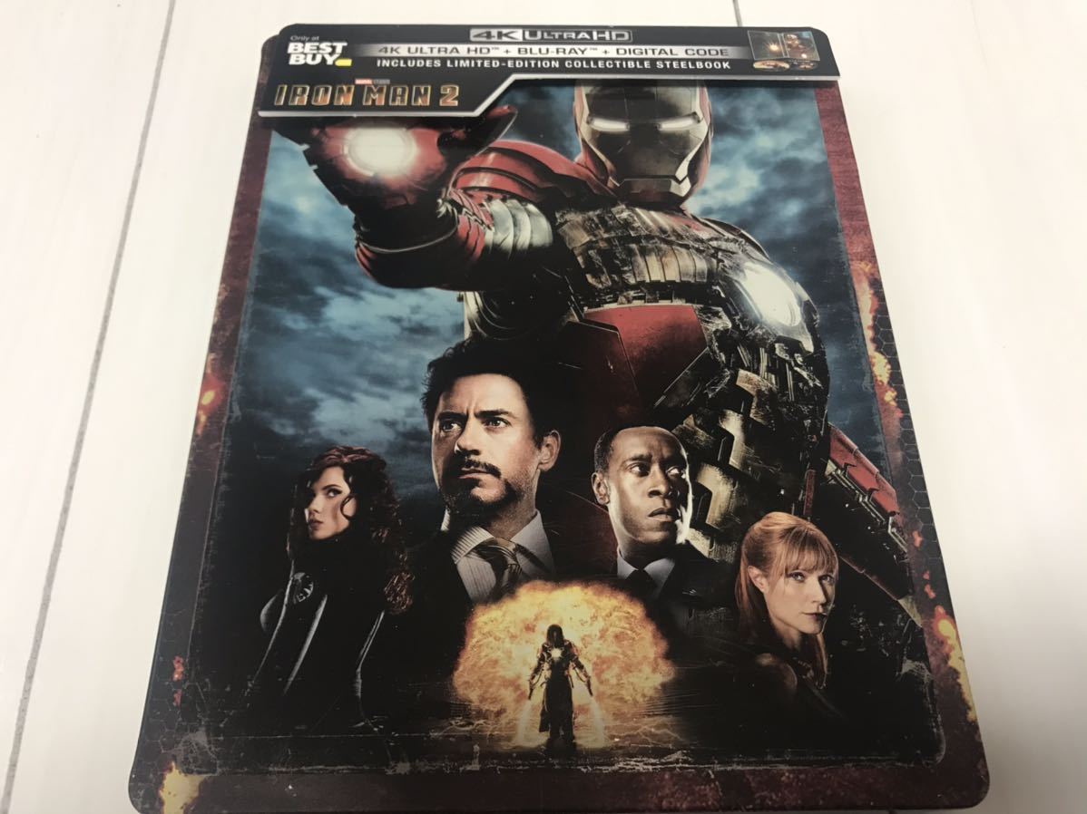 0 Iron Man 4K Ultra HD [4K : アイアンマン2 ULTRA + - Marvel HD+