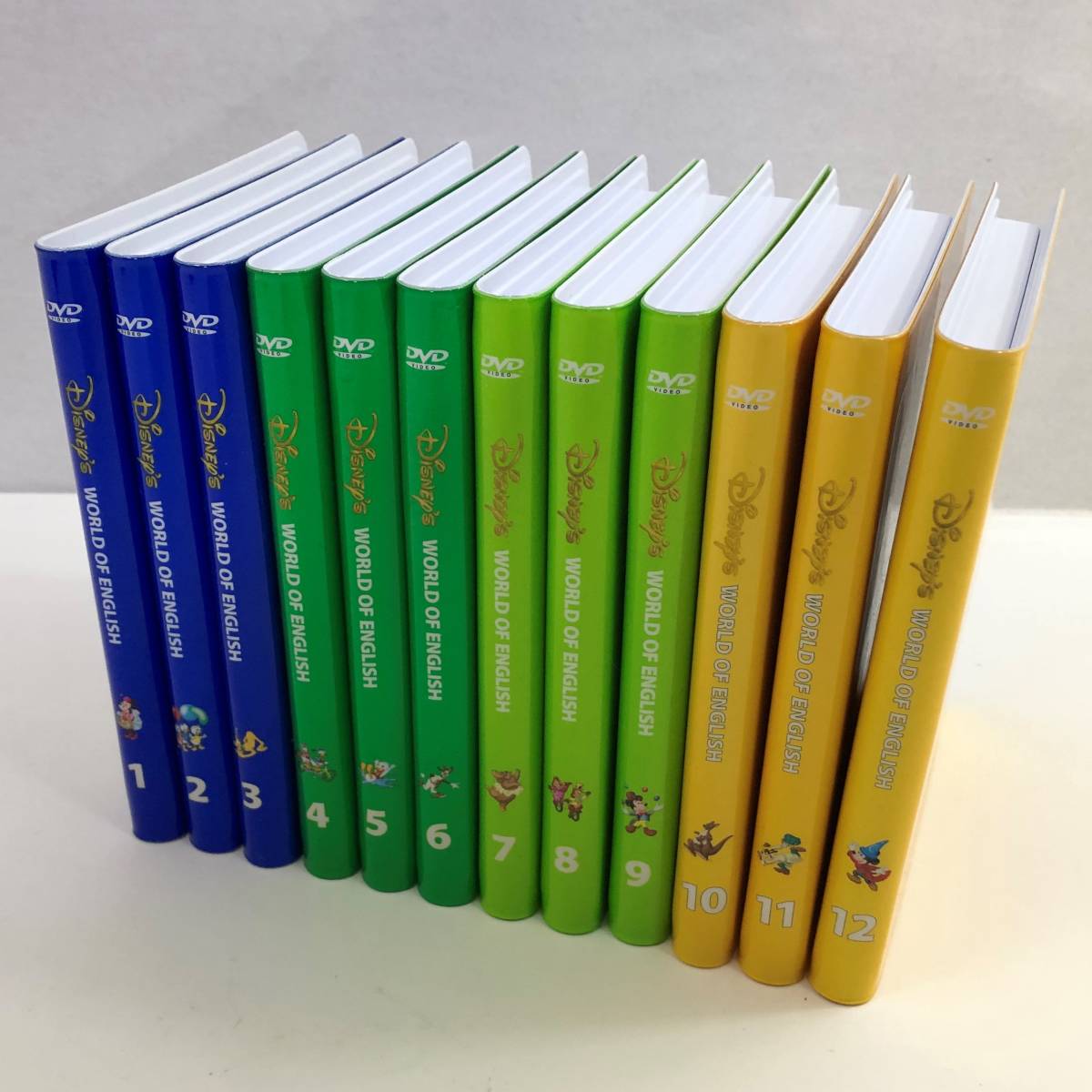 5347/ DWE ディズニー英語 ストレートプレイDVD 12枚 ブラシタッチ 