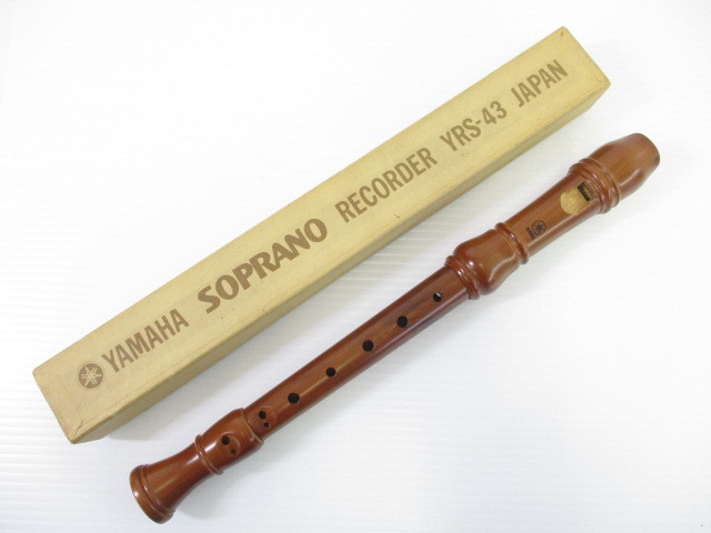 ひ 【極美品】ヤマハ ソプラノリコーダー YRS-83 極美品】ヤマハ