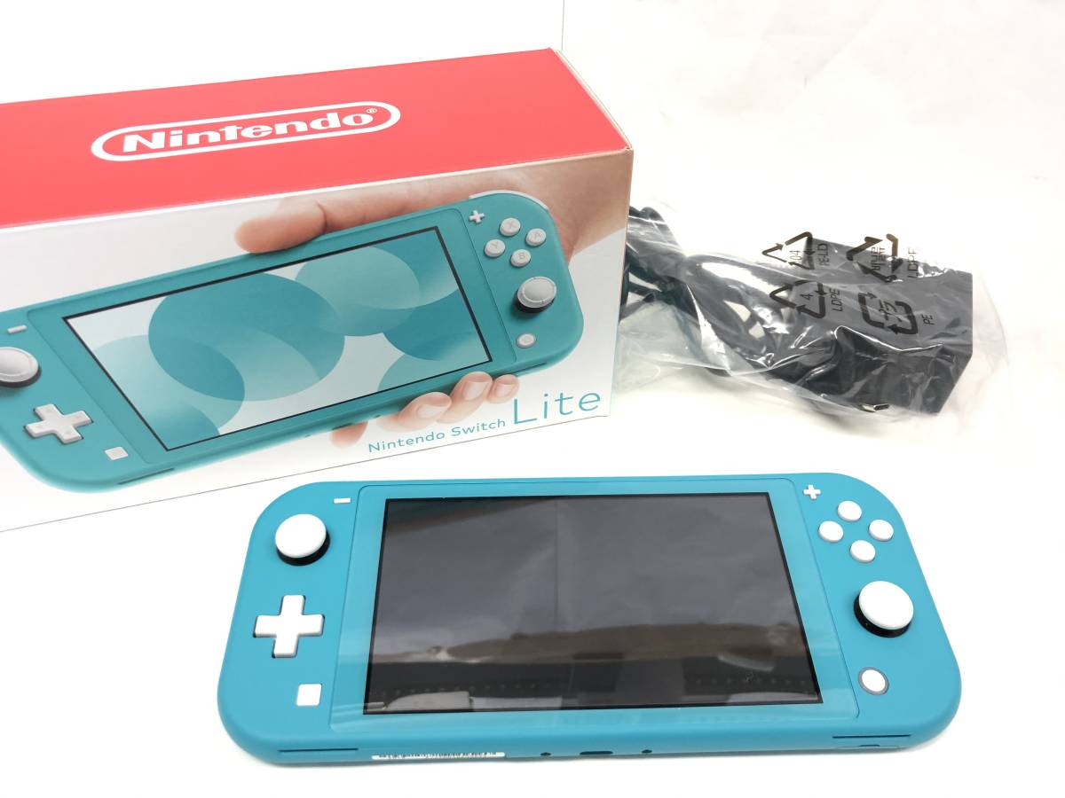 Y-26572 Nintendo SWICTH Lite ターコイズブルー 美品 Switch Lite