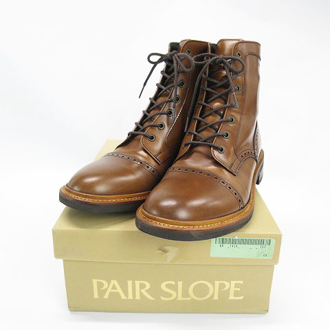 ペアスロープ　PAIR SLOPE ブラウン　 ライディングブーツ 1円】PAIR SLOPE ペアスロープ ライディングブーツ ブラウン系 26 1/2