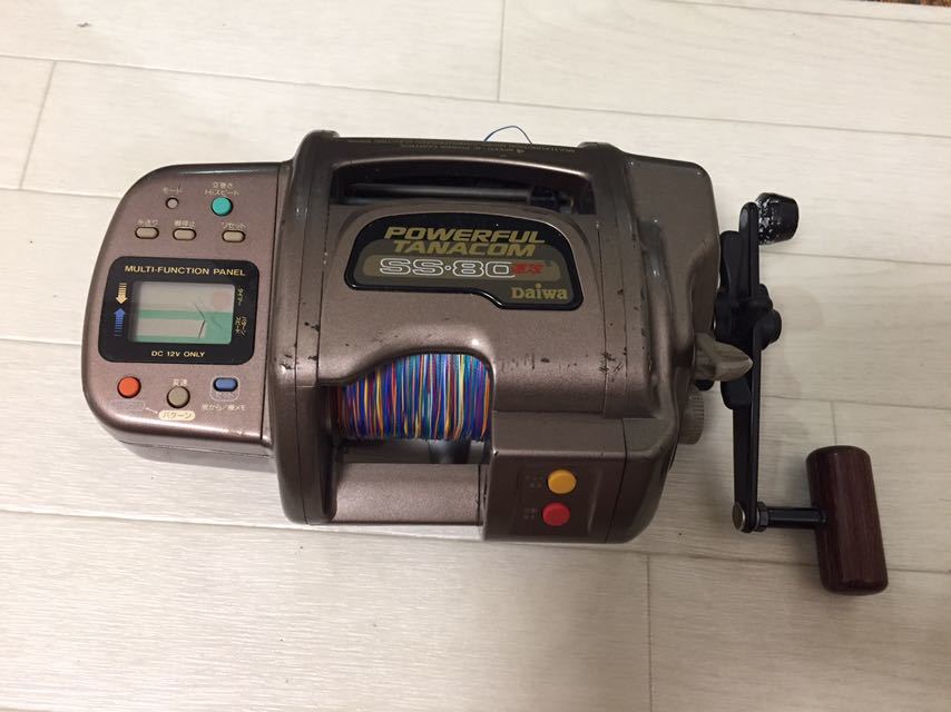 ジャンク】DAIWA ダイワ POWERFUL TANACOM SS・80 速攻 電動リール