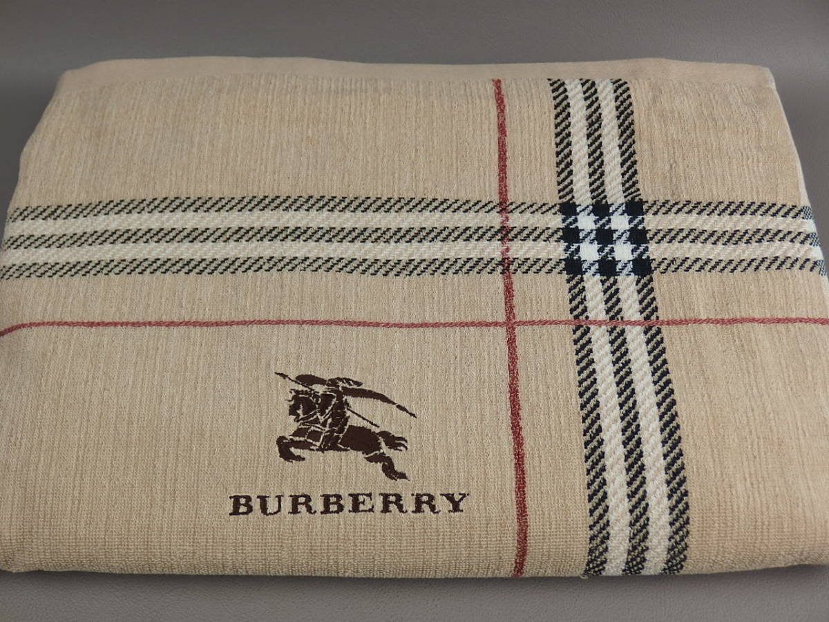 バーバリー BURBERRY】 タオルケット 箱なし