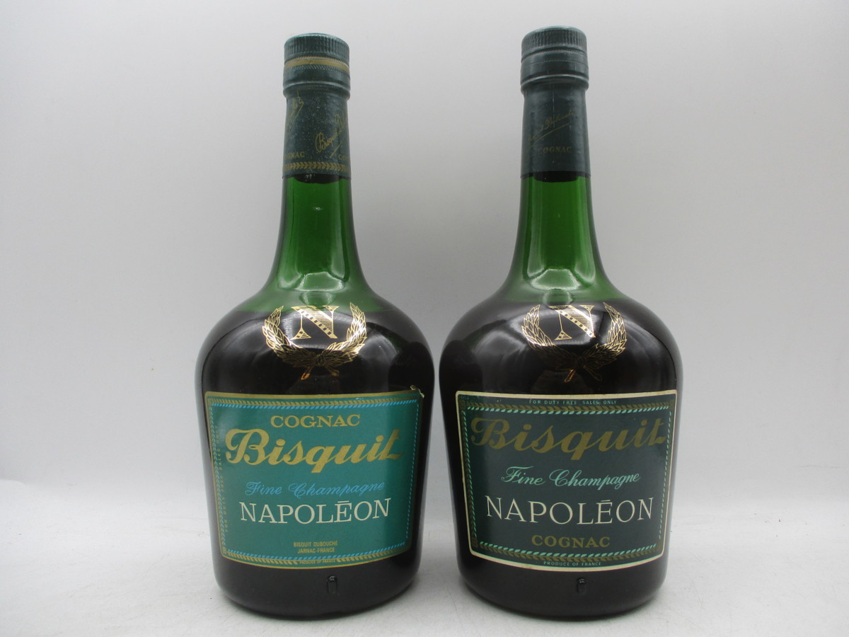 Bisquit Napoléon ブランデー【古酒】 古酒】BISQUIT NAPOLEON 2本セット ビスキー ナポレオン ブランデー