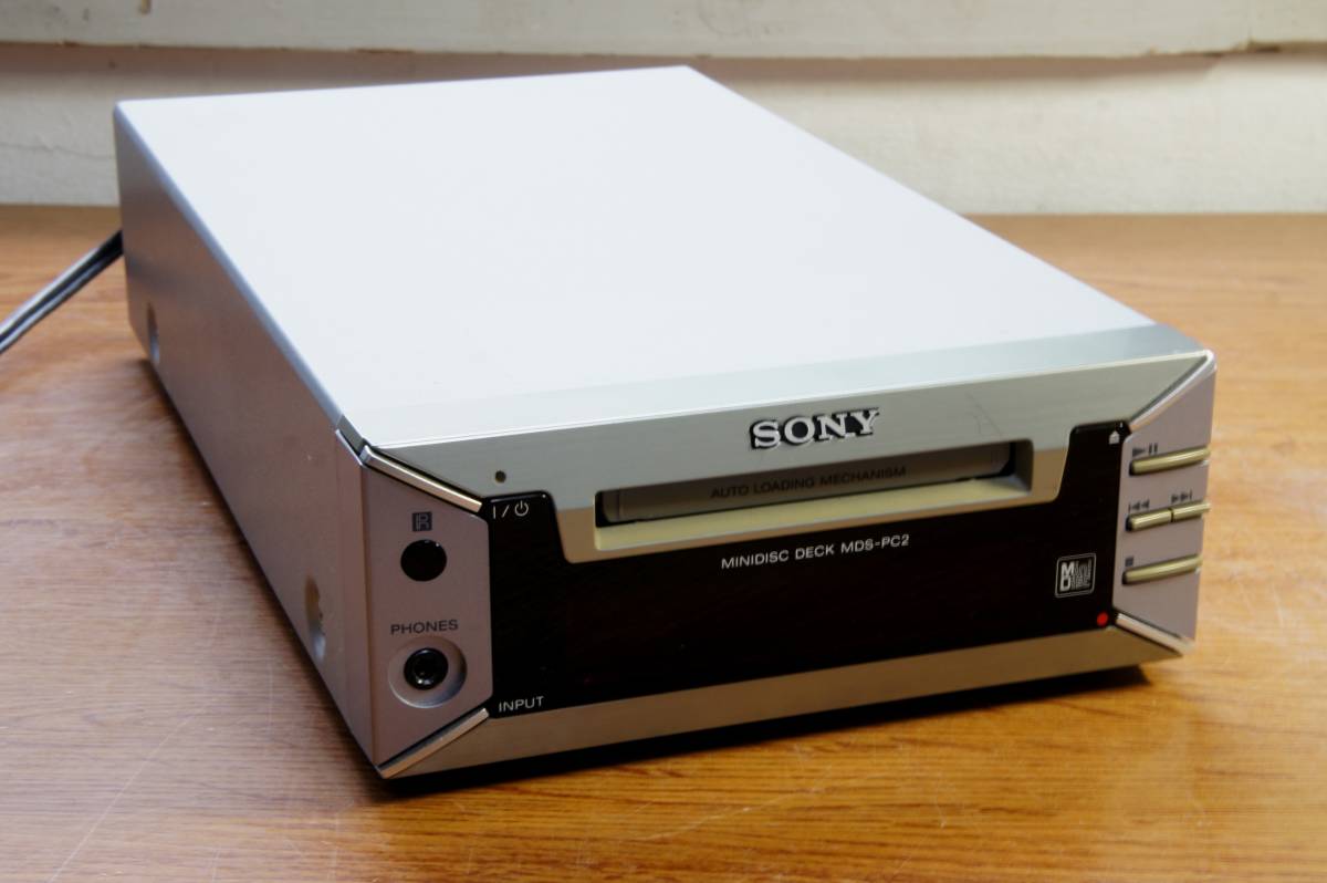 送料込・SONY MDデッキ MDS-PC2 / PC対応 ④