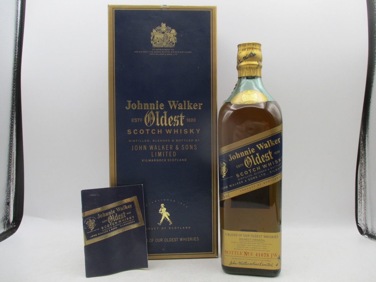 古酒】JOHNNIE WALKER OLDEST ジョニーウォーカー オールデスト 青